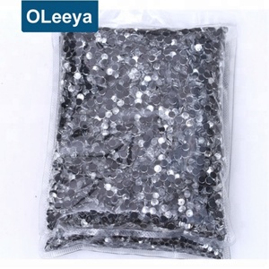 OLeeya Factory Wholesale Large Package Hot Fix Rhinestone SS16 Crystal AB <b>Machine</b> <b>Cut</b> DMC Hot Fix <b>Stone</b> for Garment Accessory - Product Image 6