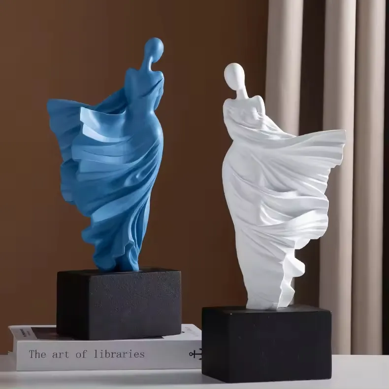सार रचनात्मक फैंटम डांसर कैरेक्टर मूर्तिकला फैंटम डांसर कैरेक्टर रेज़िन शिल्प अब होम कैरेक्टर सजावट