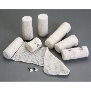 Bande de contention élastique en crêpe 100% coton et élasthanne, stérile, absorbante, pour usage chirurgical - Product Image 2