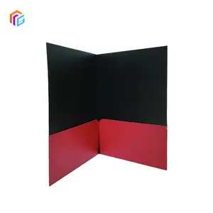Custom Printed A4 A5 Paper Presentation File Folder Pocket