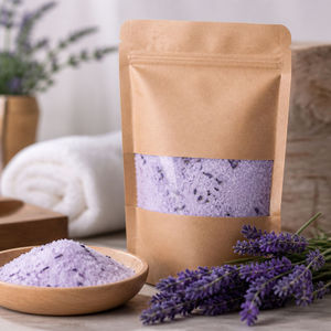 Sels de Bain Cristallins à la Lavande et au Magnésium <span class=keywords><strong>Epsom</strong></span> – Bain Minéralisé Riche en Minéraux pour Tous Types de <span class=keywords><strong>Peau</strong></span> - Product Image 1