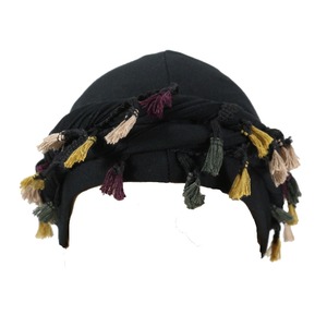 NOUVEAU Turban Unisexe Rayé Doublé Satin Durag Foulard Chapeau Pré-noué <span class=keywords><strong>Bonnet</strong></span> à Pompon Vintage Torsadé - Product Image 5