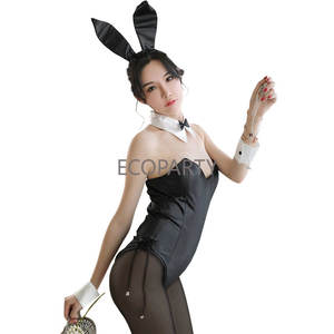 Conjunto de lencería Sexy de chica conejito, disfraz de Cosplay de Anime, mono con orejas de conejo, traje erótico para mujer, dulce regalo para novia - Product Image 2