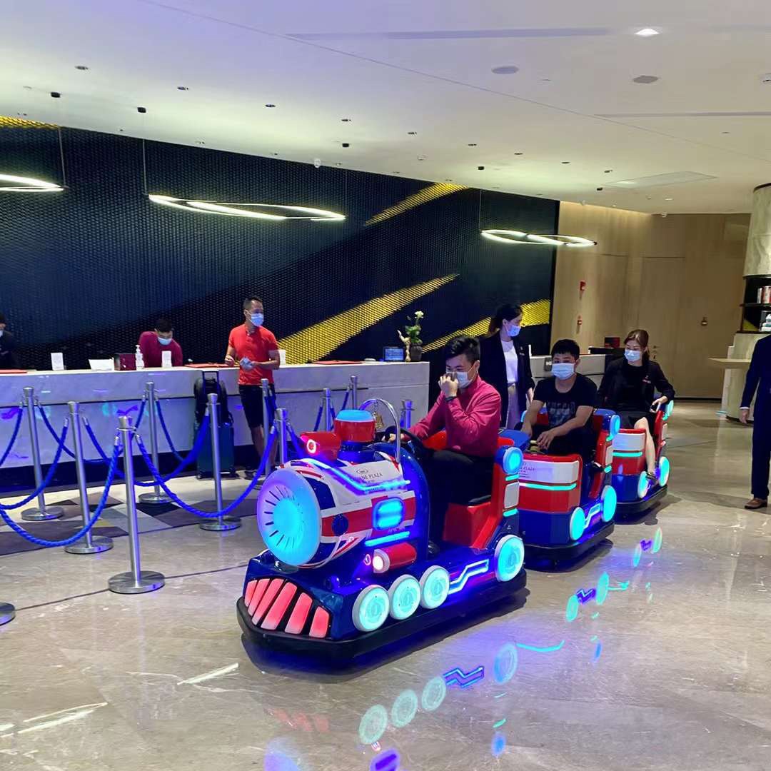 High Quality Entertainment Amusement Mini Kids Electric Trackless Train For Shopping Centers And Malls