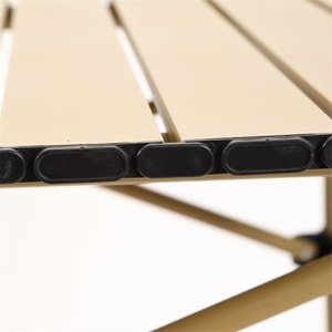 Toptan taşınabilir yüksek karbon çelik mobilya bahçe açık kamp katlanır yumurta rulo masa - Product Image 5