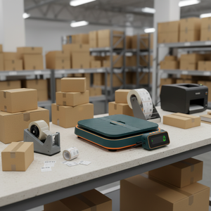 เครื่องชั่งอิเล็กทรอนิกส์ความแม่นยำสูงขายดีข้ามพรมแดน เครื่องชั่งน้ำหนักแบบพกพา 39 กก. เครื่องชั่งแบบแท่นสำหรับงานโลจิสติกส์ - Product Image 1