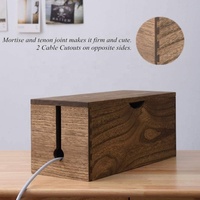 Boîte de rangement de fils en bois, Box de gestion de câbles, cache les bandes d'alimentation, prise électrique, protecteur de Station pour téléviseurs, tv