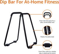 Barre de traction réglable en hauteur avec poignées confortables pour entraînement abdominal et renforcement musculaire à domicile