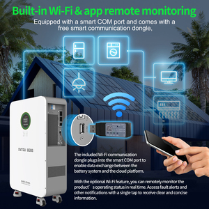 ระบบจัดเก็บพลังงานแสงอาทิตย์สำหรับบ้าน DATOU <span class=keywords><strong>BOSS</strong></span> ออลอินวัน พร้อม WIFI อินเวอร์เตอร์ไฮบริดพลังงานแสงอาทิตย์ 48V 5000W พร้อมแบตเตอรี่ 5.22KWh สินค้าในสต็อก EU - Product Image 5