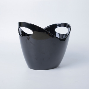 Seau à glace ovale en plastique avec impression logo - Product Image 2