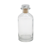 Bouteille diffuseur en verre réutilisable de 200 ml avec design en pierre et emballage à sertir coloré pour les gouttes pour les yeux et les huiles essentielles