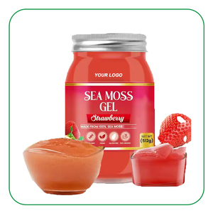 Gel de Mousse de Mer Superalimentaire en Gros OEM, Supplément Aromatisé aux Fruits, Gels de Fraise Séchée, Marque Privée, Véritable Gel de Mousse de Mer - Product Image 1