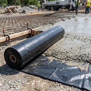 2 X 50m X 200um <strong>Plastic</strong> Construction Film Poly <strong>Sheeting</strong> Polythene Film <strong>on</strong> <strong>Roll</strong> for Builder - Product Image 1