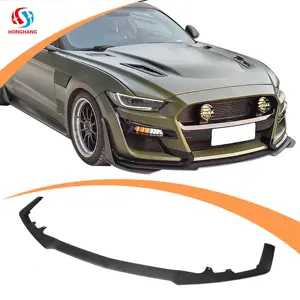 Honghang New Style Kit GT350 GT500 Style Front stoßstange Lip Splitter für Ford Mustang Zubehör Modifiziert 2015-2021 Kunststoff 2012