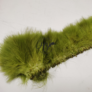 Plumas de Marabú de Pavo Verde Oliva de 5-6 Pulgadas de Calidad al por Mayor para Atar Moscas de Pesca - Product Image 4