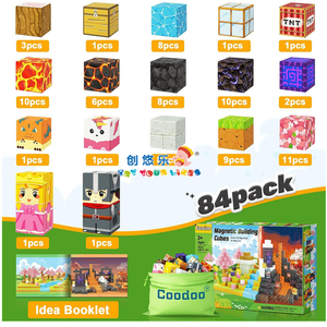 Bloques Magnéticos EPT, Construye Mi Mundo Magnético, Juego de Portal Mágico, Azulejos de Construcción, Juguete Educativo STEM para Niños Pequeños, Bloques de Construcción 3D para Niños - Product Image 3