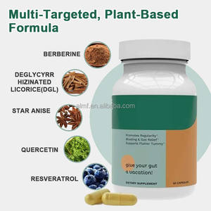 Complément alimentaire naturel pour la santé digestive, antioxydant, santé intestinale, vitamines, 60 capsules/flacon - Product Image 3