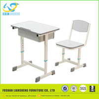 Nouvelle conception, vente en gros, bureau et chaise d'école réglables en bois, table d'étude, garantie 5 ans, marque Walsite Office, certifié ISO