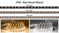 Tira LED Programable Sir Wheat de Bajo Voltaje a Todo Color 12V WS2815 RGBW de Cuatro Hilos con Control de Píxel Único y Efecto de Persecución de Color, Impermeable