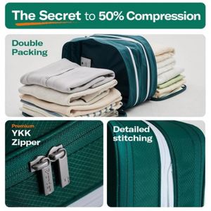 Custom Large Capacity Expandable Packing Cube for Travel <b>Suitcase</b> Cloth Organizer Bags Storage Bag - Product Image 3