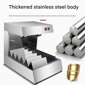 Electric Heated Commercial Warming Tray and Stainless Steel Display <strong>Stand</strong> for Fries and Chicken in <strong>Food</strong> Courts - Product Image 1