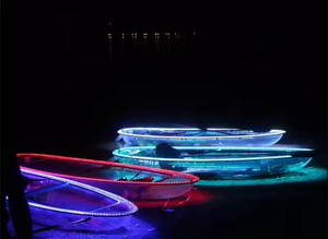 <span class=keywords><strong>Kayak</strong></span> <span class=keywords><strong>transparent</strong></span> <span class=keywords><strong>de</strong></span> 11 pieds en gros, canoë en plastique PC pour 2 personnes, coque transparente, bateau à rames <span class=keywords><strong>de</strong></span> loisirs, longueur <span class=keywords><strong>de</strong></span> 3,32 m avec siège <span class=keywords><strong>transparent</strong></span> - Product Image 3