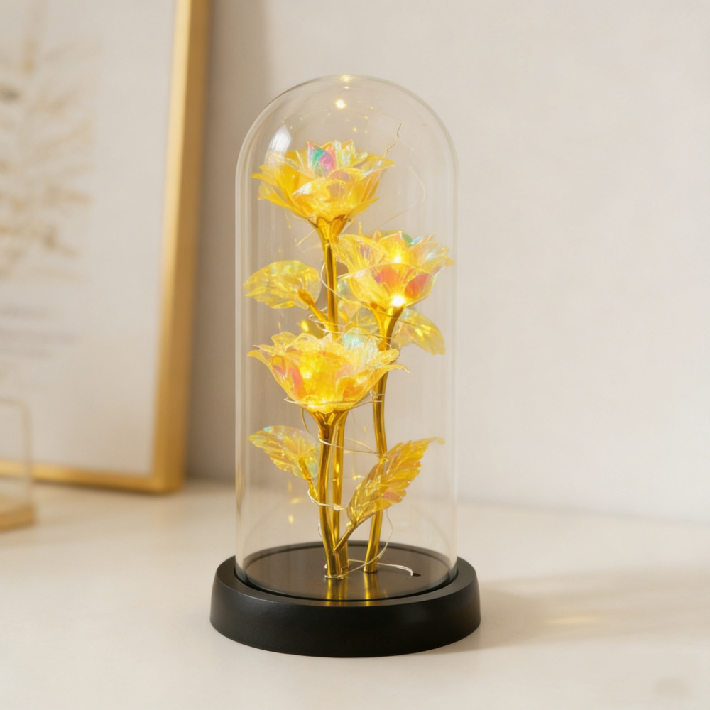 Giallo iridescente - Base nera