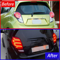Feux arrière LED KGKB pour Chevrolet Spark M300 2011-2014 – Amélioration avec clignotants séquentiels et feux stop – Plug & Play