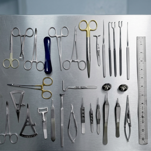 BISONS INTERNATIONAL High Quality Manual Blepharoplasty Instrument Set 30pcs Stainless Steel Micro Eye Surgery Kit CE 2-Year - Product Image 3