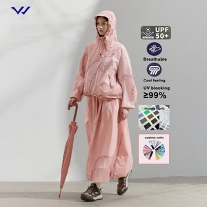 Conjunto de Chaqueta Cortavientos y Vestido Ligero para Mujer, Protección UPF50 Anti-UV para el Sudeste Asiático - Product Image 1