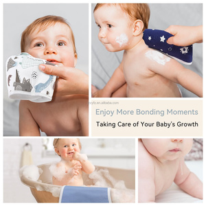 Paños de Bebé Personalizables con Estampado de Dinosaurio de 21''X10'', Baberos de Encaje Suaves y Absorbentes para Niños y Niñas, <span class=keywords><strong>Toalla</strong></span> de Alimentación para el Cuidado del Bebé - Product Image 5