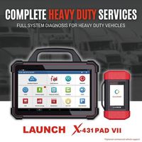 LAUNCH-herramientas de diagnóstico de coche, escáner automotriz X431 PAD 7 VII PAD7 PADVII J2534 Smartlink, programación automática en línea OBD