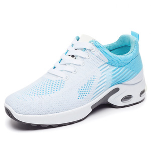 Women's Mesh Casual Sneakers Flat <b>Heel</b> Lightweight All Seasons Walking Shoes - Product Image 5