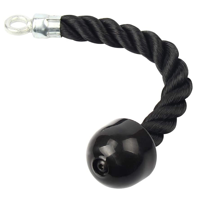 13,77 дюйма черный прочный нейлоновый одинарный трос для трицепса аксессуары для домашнего тренажерного зала фитнеса