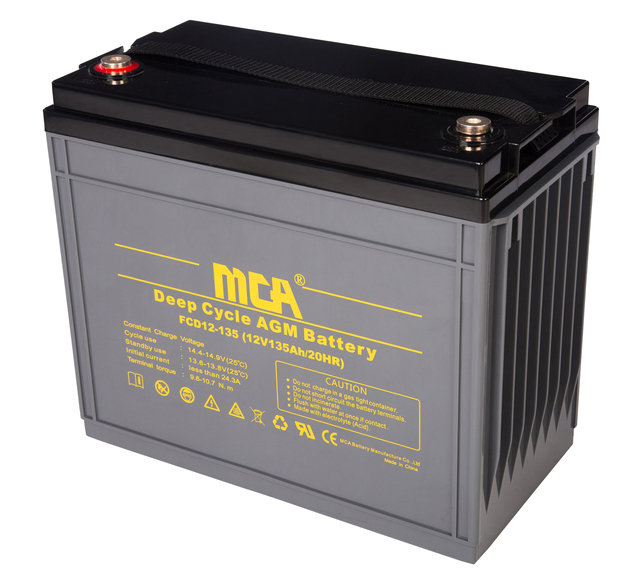 High Quality Industrial 12v 135ah Deep Cycle Batteries