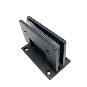 Thép Không Gỉ Chất Lượng Cao 304 Matt Màu Đen 90 Độ Bản Lề Cửa Phòng Tắm - Product Image 2