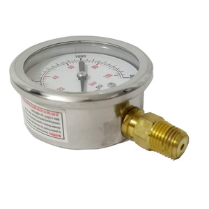 Áp kế huben 0 A 200PSI quay số 2 1/2 rosca 1/4 NPT baumer - Product Image 5