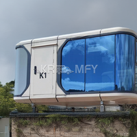 Villa Van Grande et Confortable, Maison Conteneur Contemporaine Étanche, Hôtel-Resort, Capsule Spatiale, Lit Capsule de Luxe