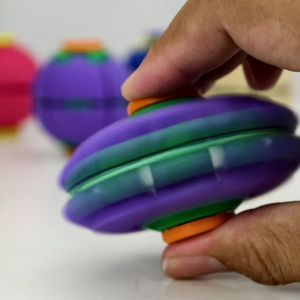 Balles anti-stress à presser et à tourner en plusieurs couleurs, jouet unique pour soulager le stress, spinner pour les doigts, unisexe, à partir de 14 ans - Product Image 4