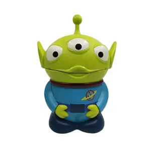 Mainan Tokoh Alien Plastik Kustom ABS Figur Vinil Pabrikan Mainan