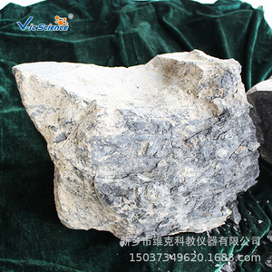 Ejemplar de piedra caliza natural, contenido de carbonato de calcio, efervescente en ácido, muestra de roca sedimentaria para enseñanza geológica. - Product Image 4