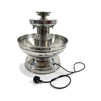 Fontaine à champagne pour mariage, fontaine à vin électrique en acier inoxydable, distributeur de vin, location, centre de table pour fête