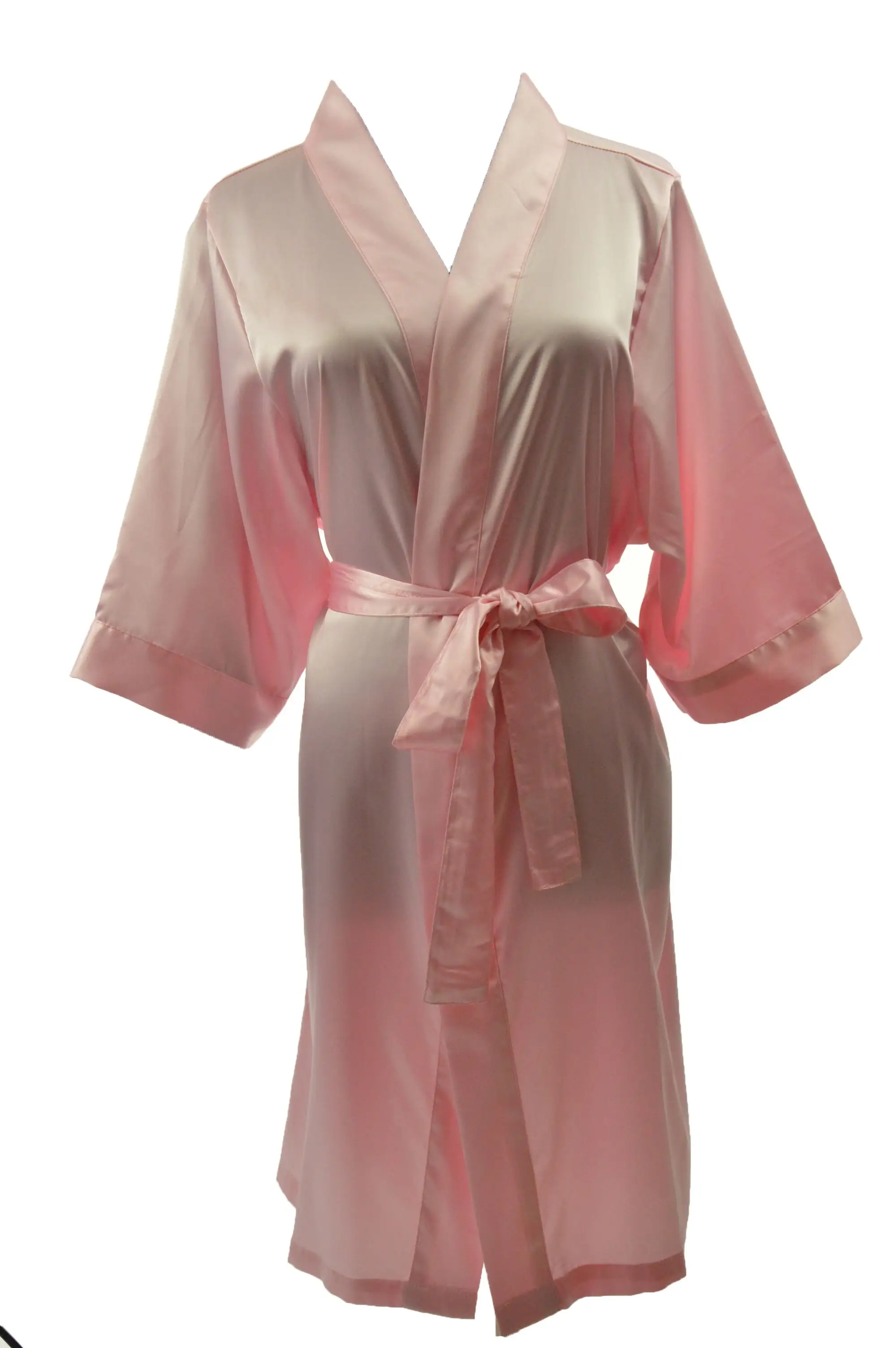人気セール卸売RTS 55色着物ローブ高級シルクサテンブライダルローブ女性キッズブライドメイドスリーピングドレス