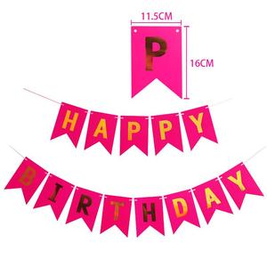 Bannière en papier d'<span class=keywords><strong>anniversaire</strong></span> joyeux <span class=keywords><strong>anniversaire</strong></span>, impression de décoration de fête, plusieurs couleurs en gros - Product Image 5