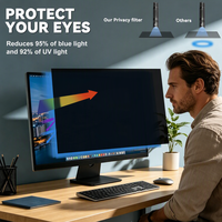Protection d'écran d'ordinateur anti-espion 24 pouces 16:9, filtre anti-regard indiscret, film de confidentialité pour moniteur, vente en gros d'usine, OEM ODM personnalisé