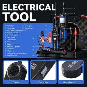 USA V200Pro VDIAGTOOL Kfz-Elektrotester, 9-30V Diagnosegerät, Stromkreisunterbrechungs- und Relais-Sicherungs-Diodentester - Product Image 6