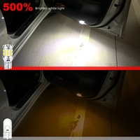 Nouvelles ampoules de voiture T10 LED pour feux de positionnement/instrumentation/plafonnier/plaque d'immatriculation 27-SMD-3014 12V 1.608W OLIVER Étanchéité IP68 208LM