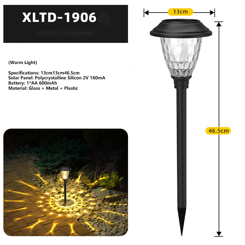 1906 Acier inoxydable noir - Lumière chaude