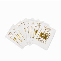 Autocollant personnalisé de luxe sur mesure, impression transparente, fabricant, transfert métallique, logo de marque, étiquette autocollante, vente en gros
