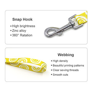 Yellow Geometric Pattern Polyester <b>Dog</b> Leash Durable Simple Style for <b>Dogs</b> - Product Image 5